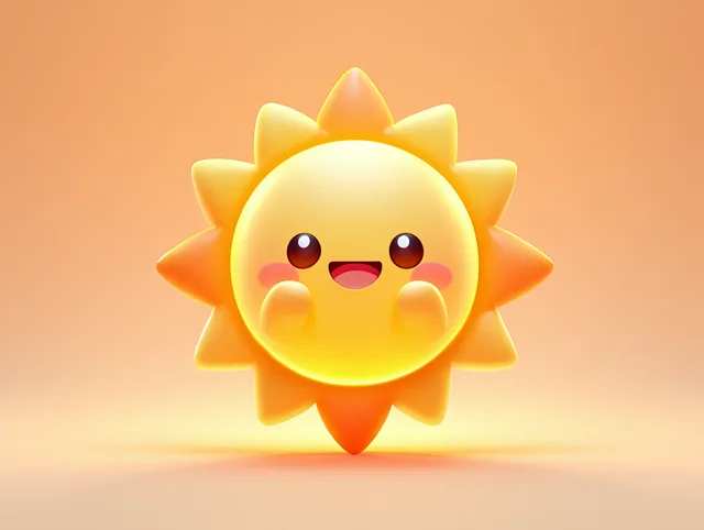 태양형 마스코트